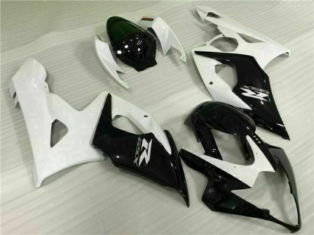 Blanco Negro Kits Completo Carenado Moto ABS Suzuki GSXR 1000 K5 05-06 Blanco Negro Kits Completo Carenado Moto ABS Suzuki GSXR 1000 K5 05-06