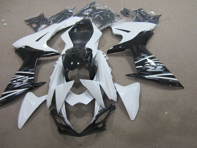 Blanco Negro Kits Completo Carenado Moto Suzuki GSXR 750 K11 11-21 Blanco Negro Kits Completo Carenado Moto Suzuki GSXR 750 K11 11-21
