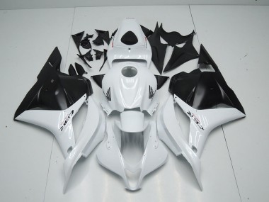 Blanco Negro Mate Carenado Moto Honda CBR 600 RR 09-12