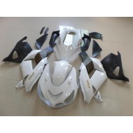 Blanco & Negro Mate Carenado Moto Kawasaki ZX14R ZZR 1400 06-11