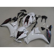 Blanco & Negro Mate Estilo OEM Carenado Moto Honda CBR 1000 RR 12-16