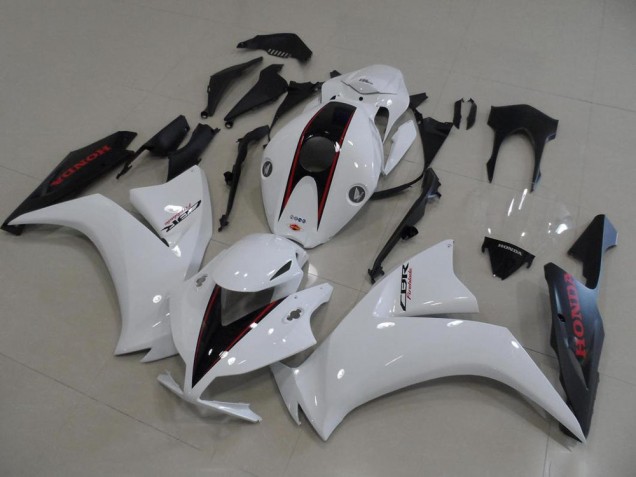 Blanco & Negro Mate Estilo OEM Carenado Moto Honda CBR 1000 RR 12-16