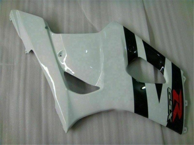 Blanco Negro Moto Plástica Suzuki GSXR 1000 K3 03-04 Blanco Negro Moto Plástica Suzuki GSXR 1000 K3 03-04