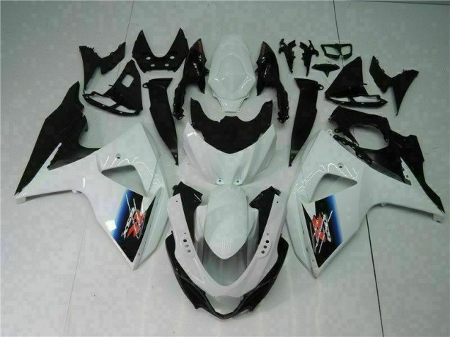 Blanco Negro Moto Plástica Suzuki GSXR 1000 K9 09-16