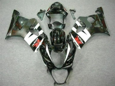 Blanco Negro Moto Plástico Suzuki GSXR 1000 K3 03-04