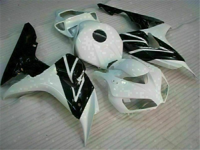 Blanco Negro Plástica Moto Honda CBR 1000 RR 04-05 Blanco Negro Plástica Moto Honda CBR 1000 RR 04-05