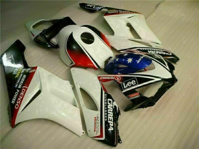 Blanco Negro Plástico Moto Honda CBR 1000 RR 04-05 Blanco Negro Plástico Moto Honda CBR 1000 RR 04-05
