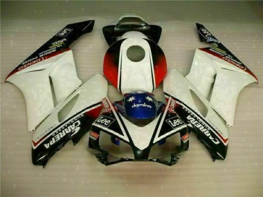 Blanco Negro Plástico Moto Honda CBR 1000 RR 04-05