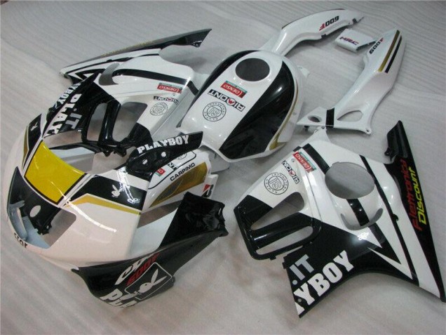 Blanco Negro Playboy Carenado Moto Honda CBR 600 F3 95-98