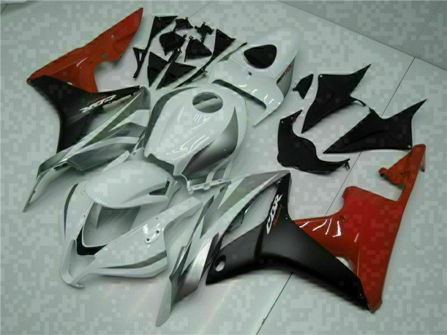 Blanco Negro Rojo ABS Moto Plástico Honda CBR 600 RR 07-08