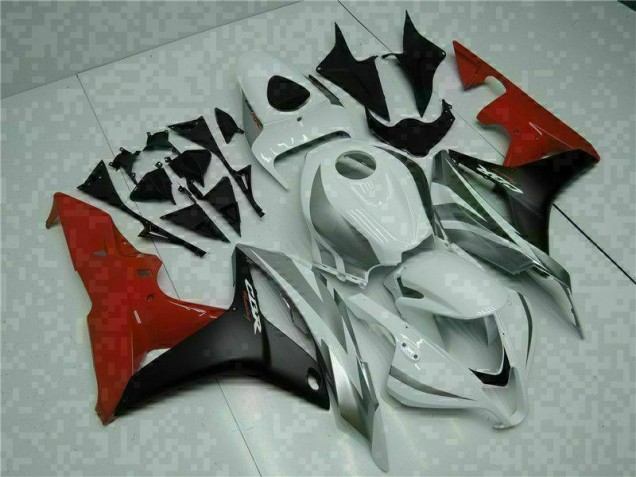 Blanco Negro Rojo ABS Moto Plástico Honda CBR 600 RR 07-08