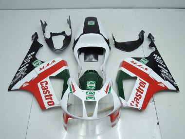 Blanco Negro Rojo Castro Carenado Moto Honda VTR 1000 00-06