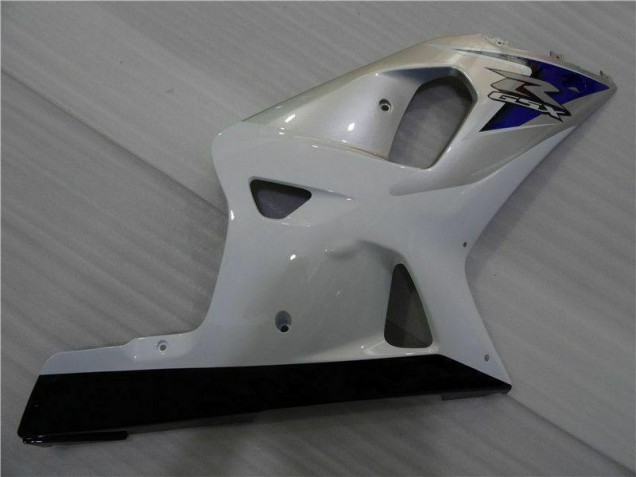 Blanco Plata Carenado Moto Suzuki GSXR 600 / 750 K1 K2 K3 01-03