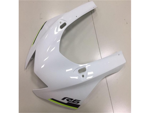 Blanco Plata Carenado Moto Yamaha R6 17-23 Blanco Plata Carenado Moto Yamaha R6 17-23