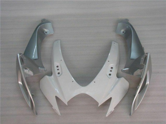 Blanco Plata Kit Completo Carenado Moto Suzuki GSXR 600 / 750 K6 06-07 Blanco Plata Kit Completo Carenado Moto Suzuki GSXR 600 / 750 K6 06-07