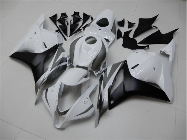 Blanco Plata Negro Carenado Moto Honda CBR 600 RR 09-12