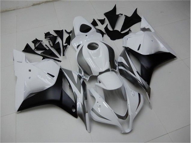 Blanco Plata Negro Carenado Moto Honda CBR 600 RR 09-12