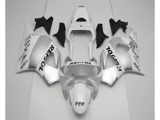 Blanco Plata Negro Repsol Carenado Moto Honda CBR 900 RR 954RR 02-03 Blanco Plata Negro Repsol Carenado Moto Honda CBR 900 RR 954RR 02-03
