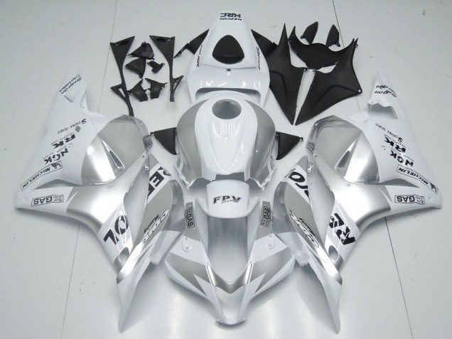 Blanco Plata Repsol Carenado Moto Honda CBR 600 RR 09-12