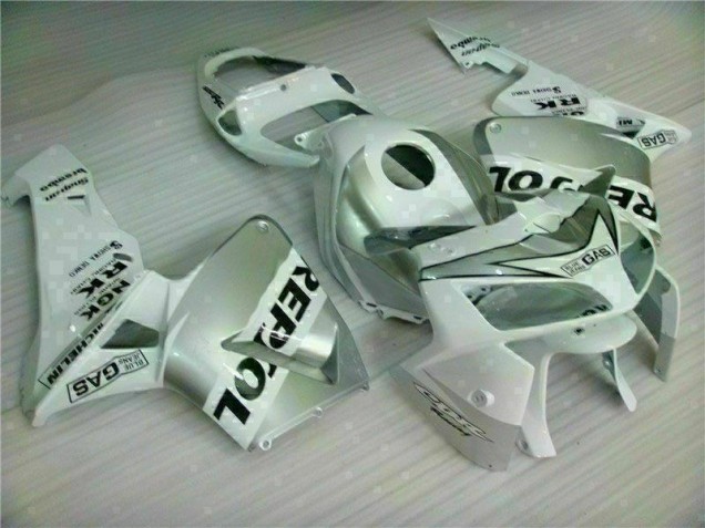 Blanco Repsol Carrocería Motocicletas Honda CBR 600 RR 05-06