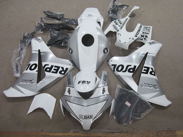 Blanco Repsol Inyección Kit Carenado Moto Honda CBR 1000 RR 08-11 Blanco Repsol Inyección Kit Carenado Moto Honda CBR 1000 RR 08-11