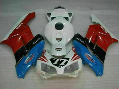 Blanco Rojo 77 Carenado Moto Honda CBR 1000 RR 04-05