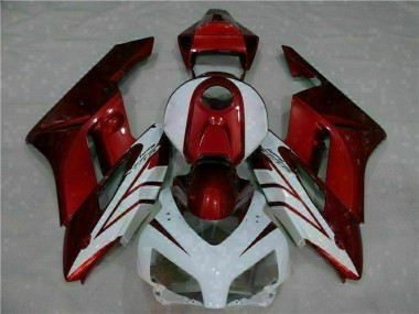 Blanco Rojo ABS Moto Plástico Honda CBR 1000 RR 04-05