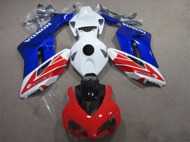 Blanco Rojo Azul Carenado Moto Honda CBR 1000 RR 04-05
