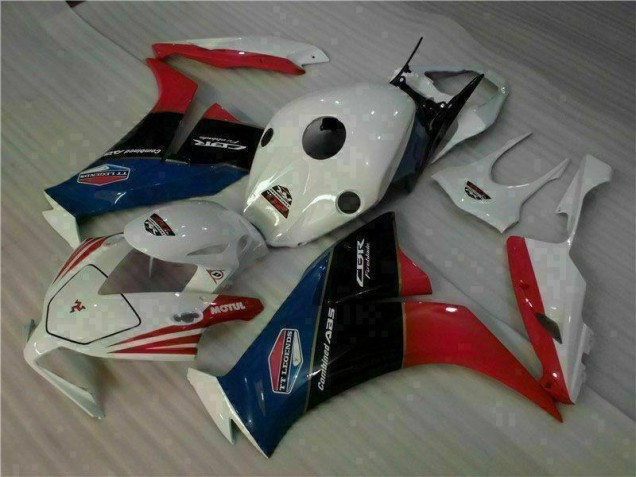 Blanco Rojo Carenado Moto Honda CBR 1000 RR 12-16