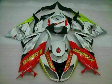 Blanco Rojo H. Energy Carenado Moto Kawasaki ZX6R 09-12