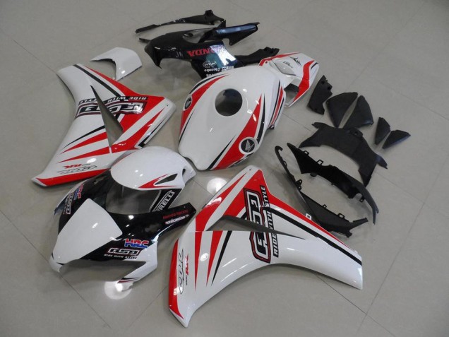 Blanco Rojo HRC Carenado Moto Honda CBR 1000 RR 08-11 Blanco Rojo HRC Carenado Moto Honda CBR 1000 RR 08-11