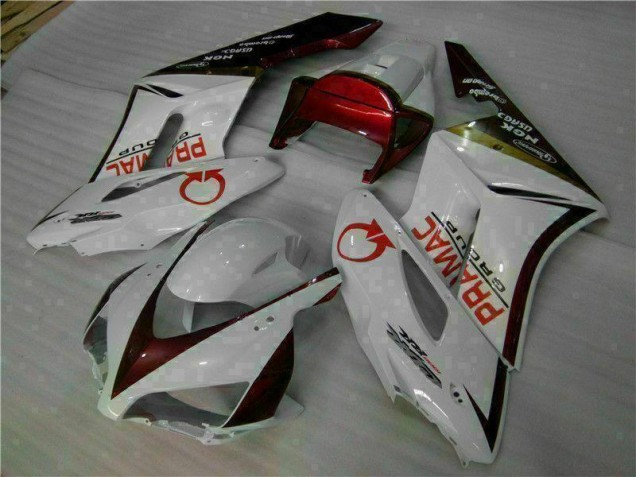 Blanco Rojo Kit Carenado Moto Honda CBR 1000 RR 04-05