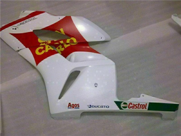 Blanco Rojo Kits Completo Carenado Moto ABS Honda CBR 1000 RR 04-05 Blanco Rojo Kits Completo Carenado Moto ABS Honda CBR 1000 RR 04-05