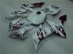 Blanco Rojo Llama Carenado Moto Yamaha R1 04-06