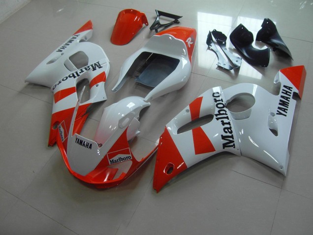 Blanco Rojo Marlboro Carenado Moto Yamaha R6 98-02
