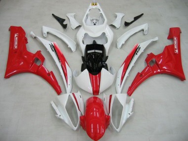 Blanco Rojo Michelin Carenado Moto Yamaha R6 06-07