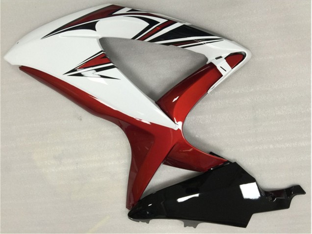 Blanco Rojo Negro Carenado Moto Suzuki GSXR 600 / 750 K8 08-10 Blanco Rojo Negro Carenado Moto Suzuki GSXR 600 / 750 K8 08-10