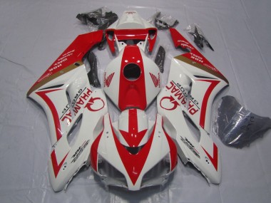 Blanco Rojo PRAMAC Carenado Moto Honda CBR 1000 RR 04-05