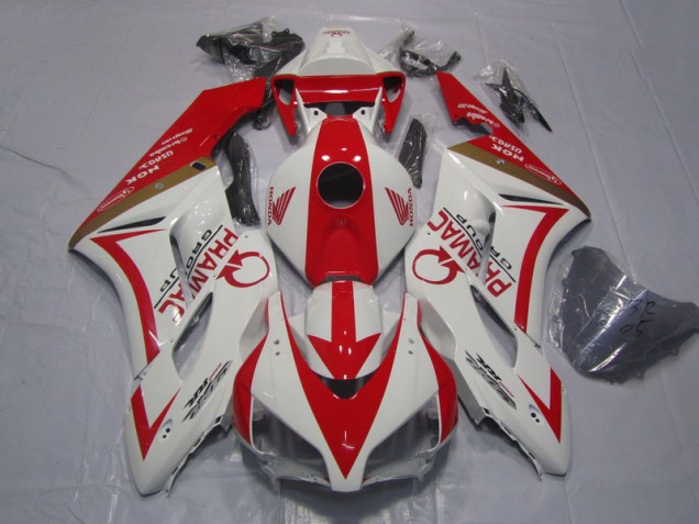 Blanco Rojo PRAMAC Carenado Moto Honda CBR 1000 RR 04-05