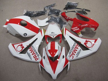 Blanco Rojo PRAMAC Carenado Moto Honda CBR 1000 RR 08-11