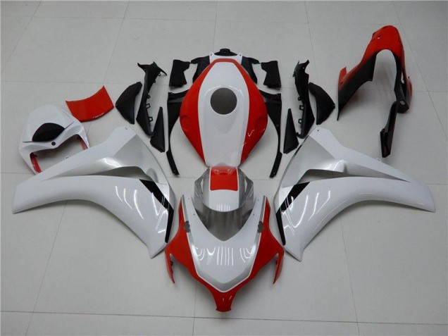 Blanco Rojo Plástico Moto Honda CBR 1000 RR 08-11 Blanco Rojo Plástico Moto Honda CBR 1000 RR 08-11