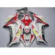 Blanco Rojo Silkolene Carenado Moto Kawasaki ZX10R 11-15