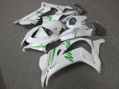 Blanco Verde Carenado Moto Kawasaki ZX10R 16-19