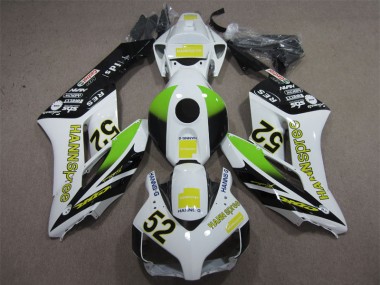 Blanco Verde Hannspree 52 Moto Plástico Honda CBR 1000 RR 04-05