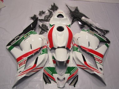 Blanco Verde Rojo Carenado Moto Honda CBR 600 RR 09-12