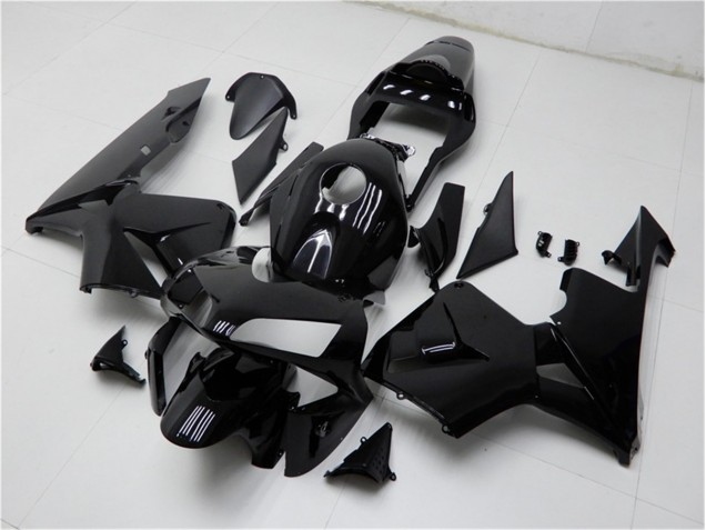 Brillante Negro ABS Kits Carenado Moto Honda CBR 600 RR 03-04