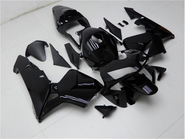 Brillante Negro ABS Kits Carenado Moto Honda CBR 600 RR 03-04