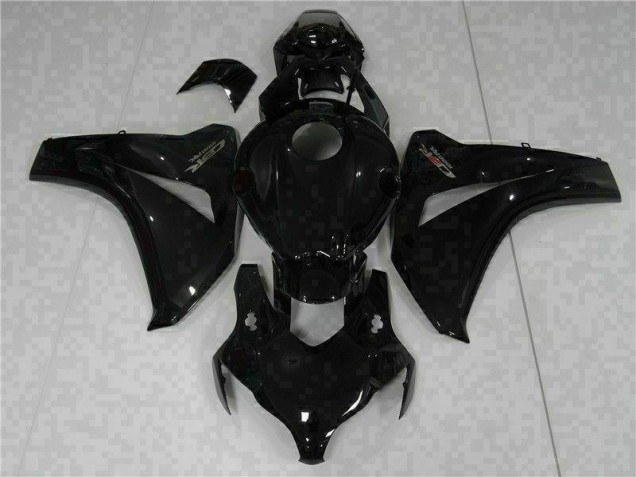 Brillante Negro Carenado Moto Honda CBR 1000 RR 08-11 Brillante Negro Carenado Moto Honda CBR 1000 RR 08-11