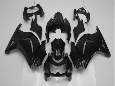 Brillante Negro Carenado Moto Kawasaki EX250 08-12