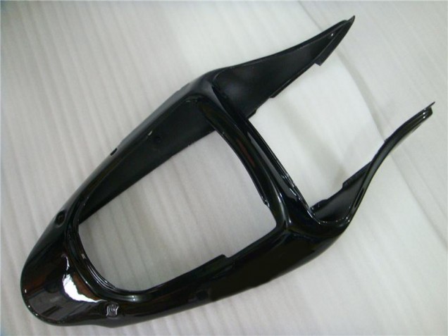 Brillante Negro Carenado Moto Kawasaki ZX6R 00-02 Brillante Negro Carenado Moto Kawasaki ZX6R 00-02